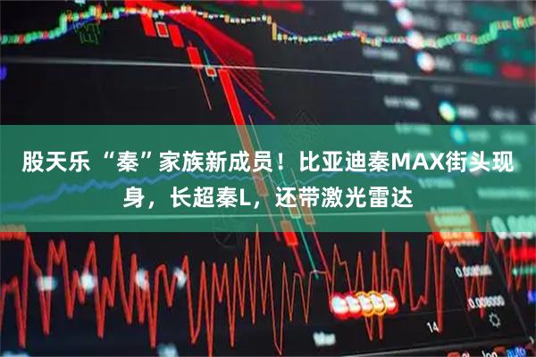 股天乐 “秦”家族新成员！比亚迪秦MAX街头现身，长超秦L，还带激光雷达