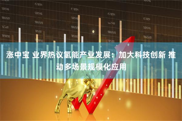 涨中宝 业界热议氢能产业发展：加大科技创新 推动多场景规模化应用